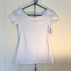 off the shoulder shirt